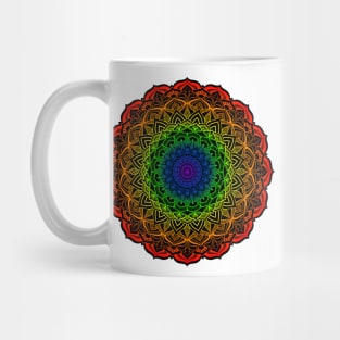 Rainbow Pride Mandala Mug